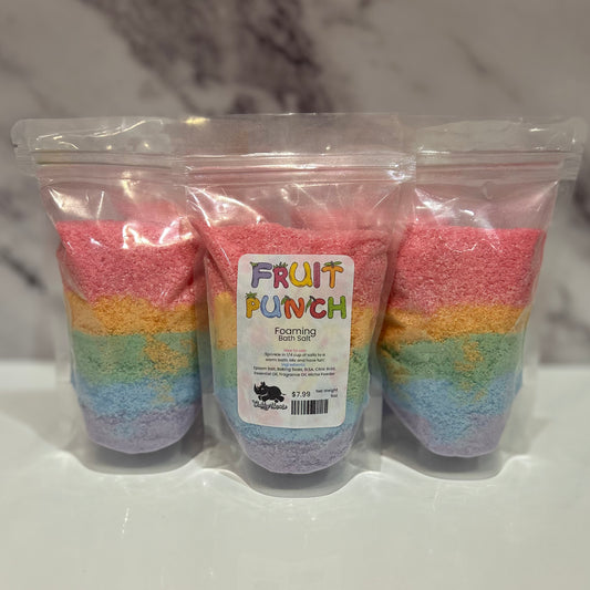 Fruit Punch Foaming Bath Salts