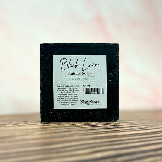 Black Linen Soap