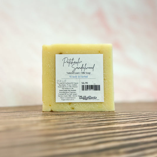 Patchouli Sandalwood Soap (Goat's Milk)